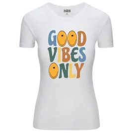 koszulka-damska-t-shirt-z-zabawnym-nadrukiem-tylko-dobre-wibracje-s