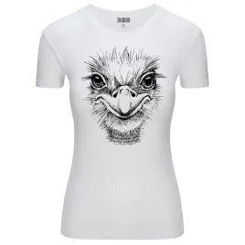 koszulka-damska-t-shirt-ze-zwierzecym-nadrukiem-szkicu-glowy-strusia-m