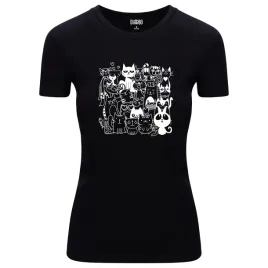 koszulka-damska-t-shirt-ze-zwierzecym-nadrukiem-kocia-rodzinka-s