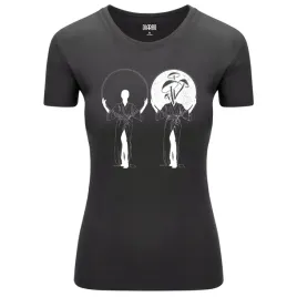 koszulka-damska-t-shirt-z-abstrakcyjnym-nadrukiem-kobieta-z-grzybami-s