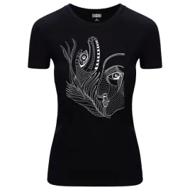 koszulka-damska-t-shirt-z-abstrakcyjnym-nadrukiem-surrealistyczna-twarz-xl