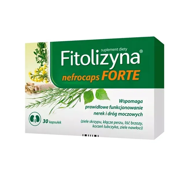 Fitolizyna Nefrocaps Forte kapsułki 30 szt. układ moczowy, nerki, pęcherz