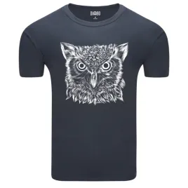 koszulka-meska-t-shirt-ze-zwierzecym-nadrukiem-szkic-glowy-sowy-m