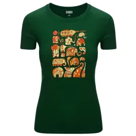 koszulka-damska-t-shirt-z-abstrakcyjnym-nadrukiem-ornamentowe-slonie-s