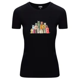 koszulka-damska-t-shirt-ze-slicznym-nadrukiem-psiej-rodzinki-m