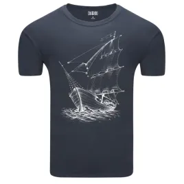 koszulka-meska-t-shirt-z-morskim-nadrukiem-jak-szkic-statek-m