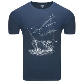 koszulka-meska-t-shirt-z-morskim-nadrukiem-jak-szkic-statek-l