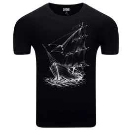 koszulka-meska-t-shirt-z-morskim-nadrukiem-jak-szkic-statek-m