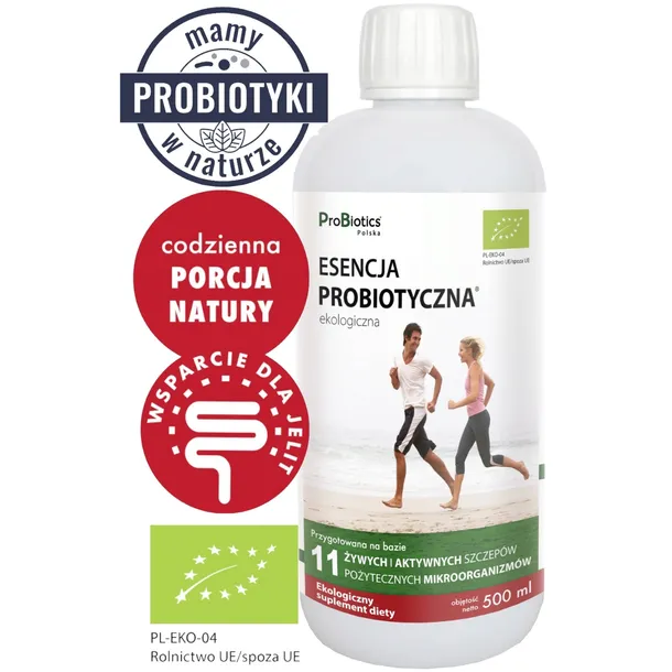 Esencja ProBiotics 0,5L100% EKO Probiotyk Jelita Lepsze Trawienie Odporność