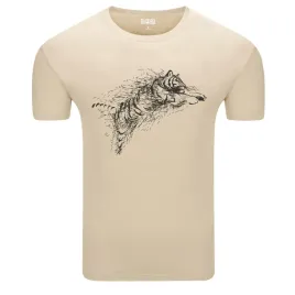 koszulka-meska-t-shirt-z-nadrukiem-jak-szkic-skaczacy-tygrys-l