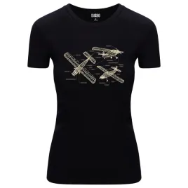 koszulka-damska-t-shirt-z-lotniczym-nadrukiem-schemat-lekkigo-samolotu-s