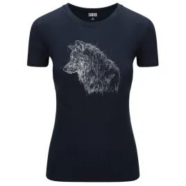 koszulka-damska-t-shirt-z-nadrukiem-szkic-glowy-wilka-dla-fanow-natury-l