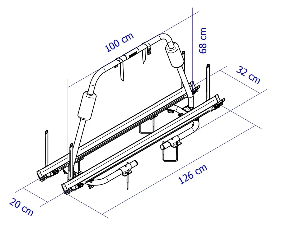 bagaznik-rowerowy-na-dyszel-thule-caravan-light-stan-nowy