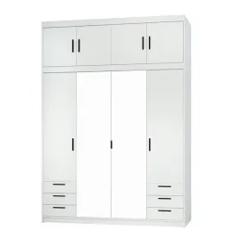 szafa-z-nadstawka-emic-4d6sn-czterodrzwiowa-lustro-szuflady-wysoka-245-cm