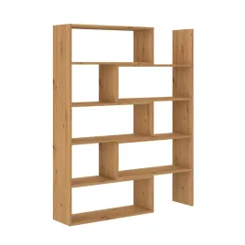 regal-keli-1-regulacja-dab-sonoma-bialy-artisan-do-salonu-pokoju-sypialni