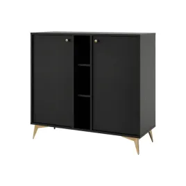 komoda-szafka-z-polkami-czarny-grafit-pokoj-salon-jadalnia-luna-l822