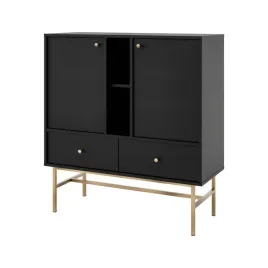 komoda-szafka-szuflady-czarny-grafit-salon-jadalnia-luna-l825-stelaz