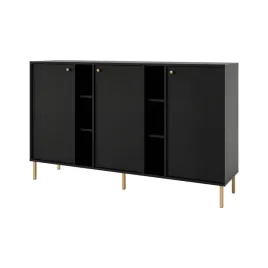 duza-komoda-szafka-polki-czarny-grafit-salon-jadalnia-luna-l823-noga-prosta