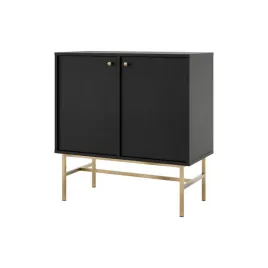 komoda-z-szufladami-drzwi-czarny-grafi-salon-jadalnia-luna-l812-stelaz