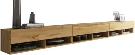 szafka-rtv-300-cm-bezuchwytowa-mat-stojaca-wiszaca-dab-wotan-z-led