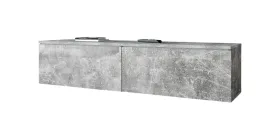 szafka-rtv-140-cm-2-drzwiowa-bezuchwytowa-mat-stojaca-wiszaca-beton-z-led