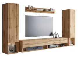 zestaw-wiszacy-do-salonu-2-slupki-szafka-rtv-180-polka-mat-dab-wotan-z-led