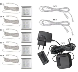 oswietlenie-led-square-5-punktow-bialy-zimny-z-zasilaczem-do-wnek-i-szafek