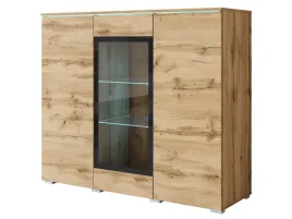 nowoczesna-wysoka-witryna-120-cm-do-salonu-3-drzwiowa-ze-szklem-mat-wotan