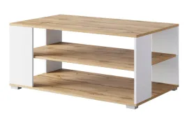 nowoczesny-prosty-stolik-kawowy-prostokatny-z-polkami-100cm-dab-wotan-bialy