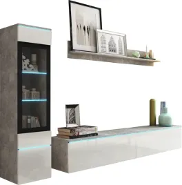 mebloscianka-rtv-180-cm-witryna-i-polka-stojaca-wiszaca-beton-bialy-polysk