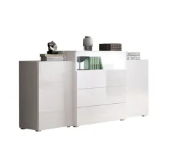 komoda-150-cm-do-salonu-z-szufladami-szafkami-bocznymi-fronty-bialy-polysk