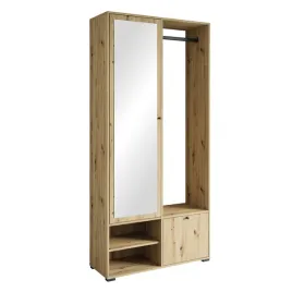 nowoczesna-garderoba-90-cm-do-przedpokoju-z-lustrem-i-drazkiem-mat-artisan