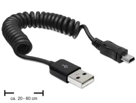delock-usb-2-0-usb-mini-0-6m-kabel-usb-06-m-usb-a-mini-usb-a-czarny