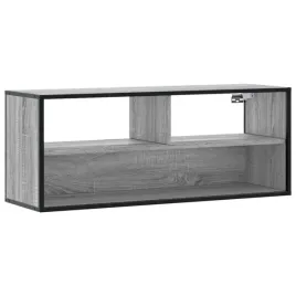 szafka-pod-telewizor-100x31x395-cm-szary-dab-sonoma