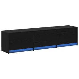 szafka-pod-telewizor-z-led-czarny-dab-165-x-34-x-40-cm