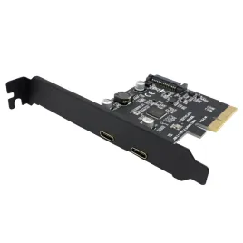 karta-adapter-do-komputera-pci-pcie-2x-na-usb-c-3-1-gen2-10gbps-2-portowa
