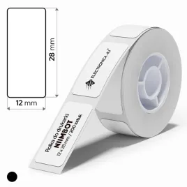 Zdjęcie produktu Etykiety samoprzylepne naklejki termotransferowe do Niimbot B18 N1 12x28