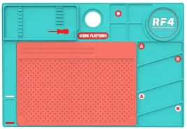 silikonowa-mata-izolacyjna-rf4-do-lutowania-podstawa-baza-do-mikroskopu