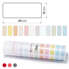 Zdjęcie produktu Etykiety samoprzylepne termiczne Niimbot D11 D110 D101 H1S 12x30 12 rolek
