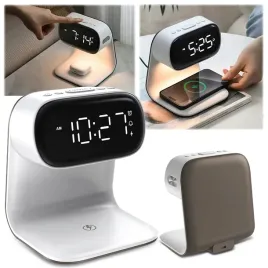 lampka-nocna-led-stolowa-na-biurko-ladowarka-indukcyjna-qi-15w-zegar-budzik