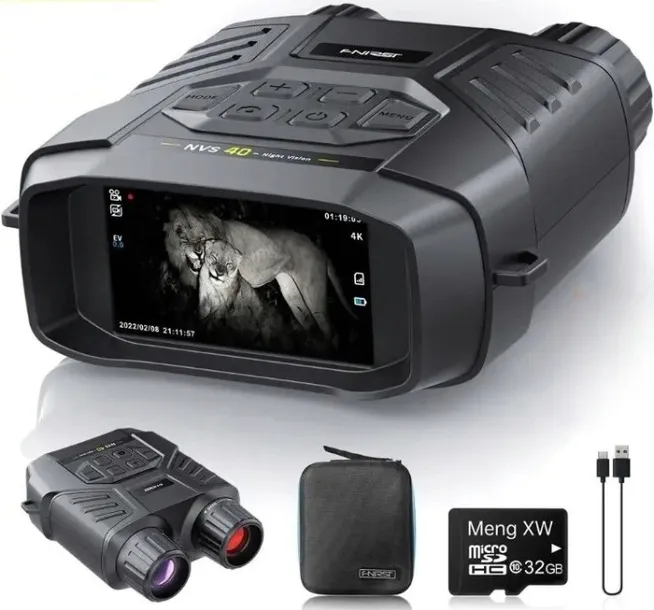 Noktowizor lornetka noktowizyjna kamera 4K Ultra HD IR 32GB Fnirsi NVS-40
