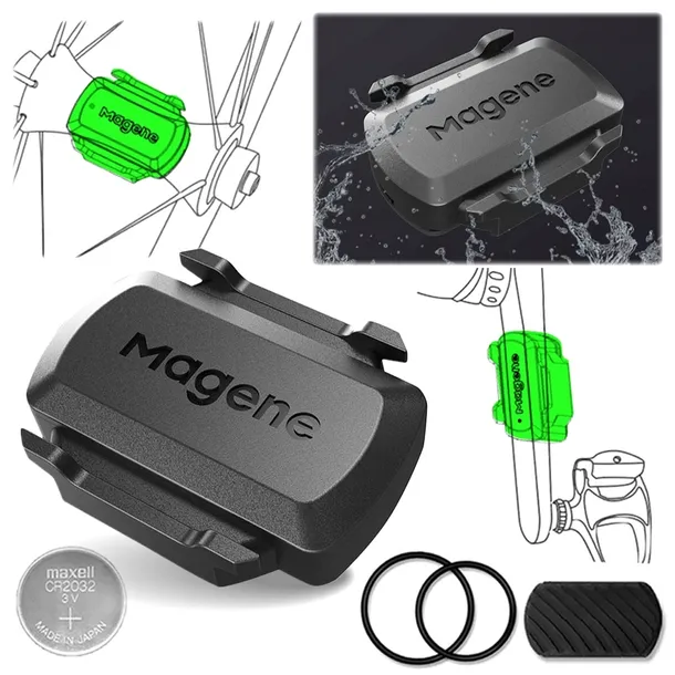 Czujnik Magene S3+ prędkości lub kadencji rower do roweru Bluetooth / ANT+