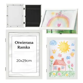 ramka-na-zdjecia-otwierana-do-przechowywania-prac-rysunkow-biala-20x29-cm