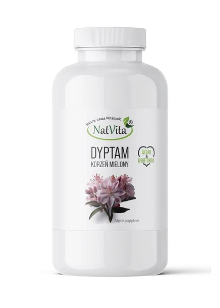 Dyptam Korzeń Mielony Proszek Zioło Św Hildegarda Naturalny 100g NatVita