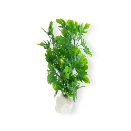 roslinka-do-akwarium-sztuczna-roslina-na-kamieniu-monstera-40cm-xl4