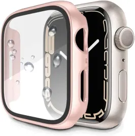 twarde-etui-na-zegarek-do-apple-watch-seria-7-45-mm-41mm-rose-gold