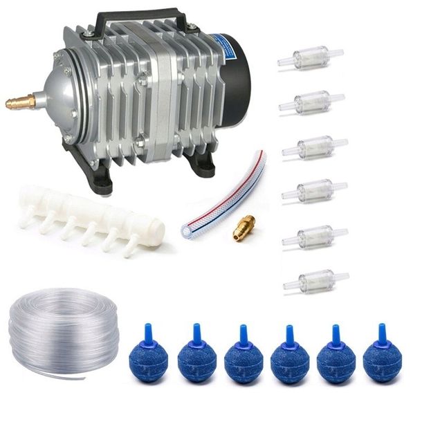 POMPA NAPOWIETRZAJĄCA DO OCZKA WODNEGO AKWARIUM 2700L/H 22W SUPER ZESTAW