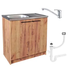 szafka-kuchenna-zlewozmywak-dab-80-cm-stojaca-bateria-obrotowa-syfon