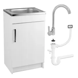 szafka-kuchenna-biala-zlewozmywak-50-x-40-bateria-chrom-wysoka-syfon