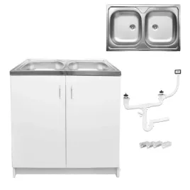 zestaw-biala-szafka-kuchenna-80-x-50-cm-zlew-2-komory-syfon-do-zmywarki